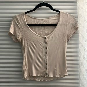 american eagle size small ribbed tee